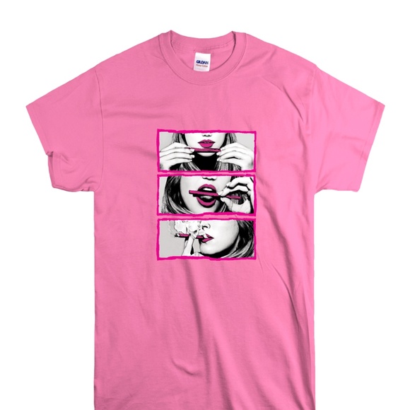 Girl Rolling Joint TShirt Version I - Picture 1 of 1